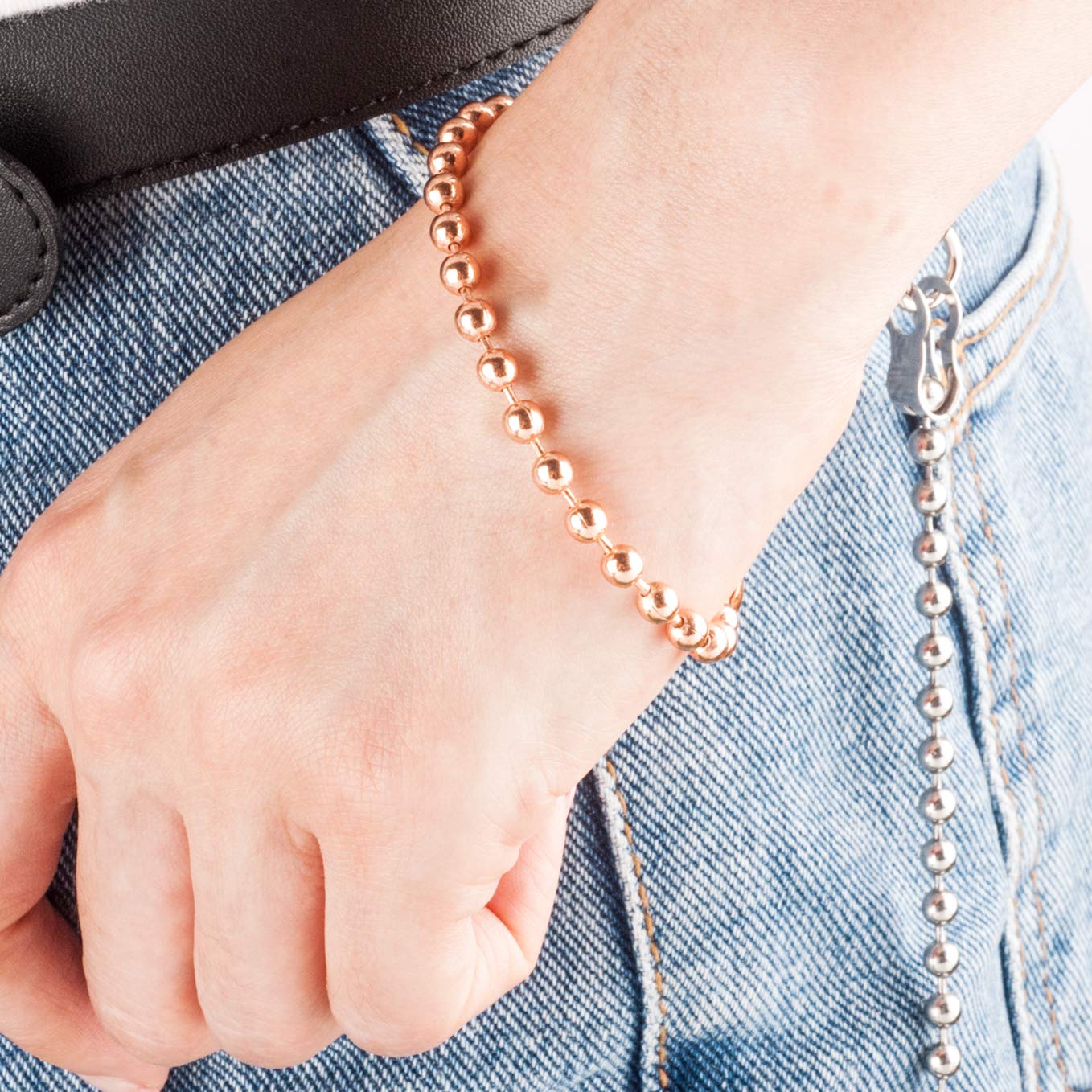 SBC Double Strand Copper Bracelet – 15 Inch Pure Copper Jewelry for Men and Women – Natural Wellness Gift Idea