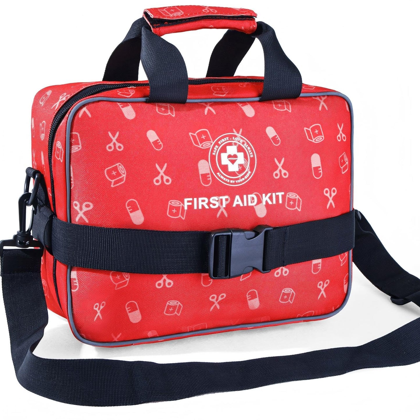 All-in-One Premium 530 Piece Emergency First Aid Kit, Large Medical Kit for Home, Car, Camping, Travel, Hiking, Sports & Outdoor