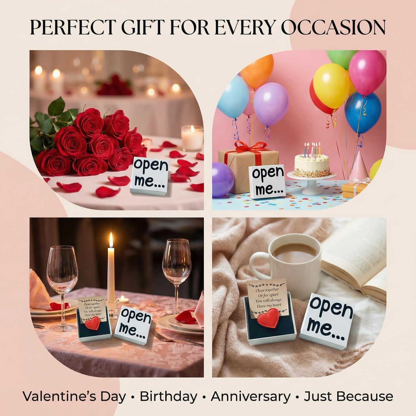 YOJO Long Distance Relationship Gifts, I Love You Gifts for Him, Romantic Gifts Birthday Gifts for Women Girls, Valentines Day Gifts for Him