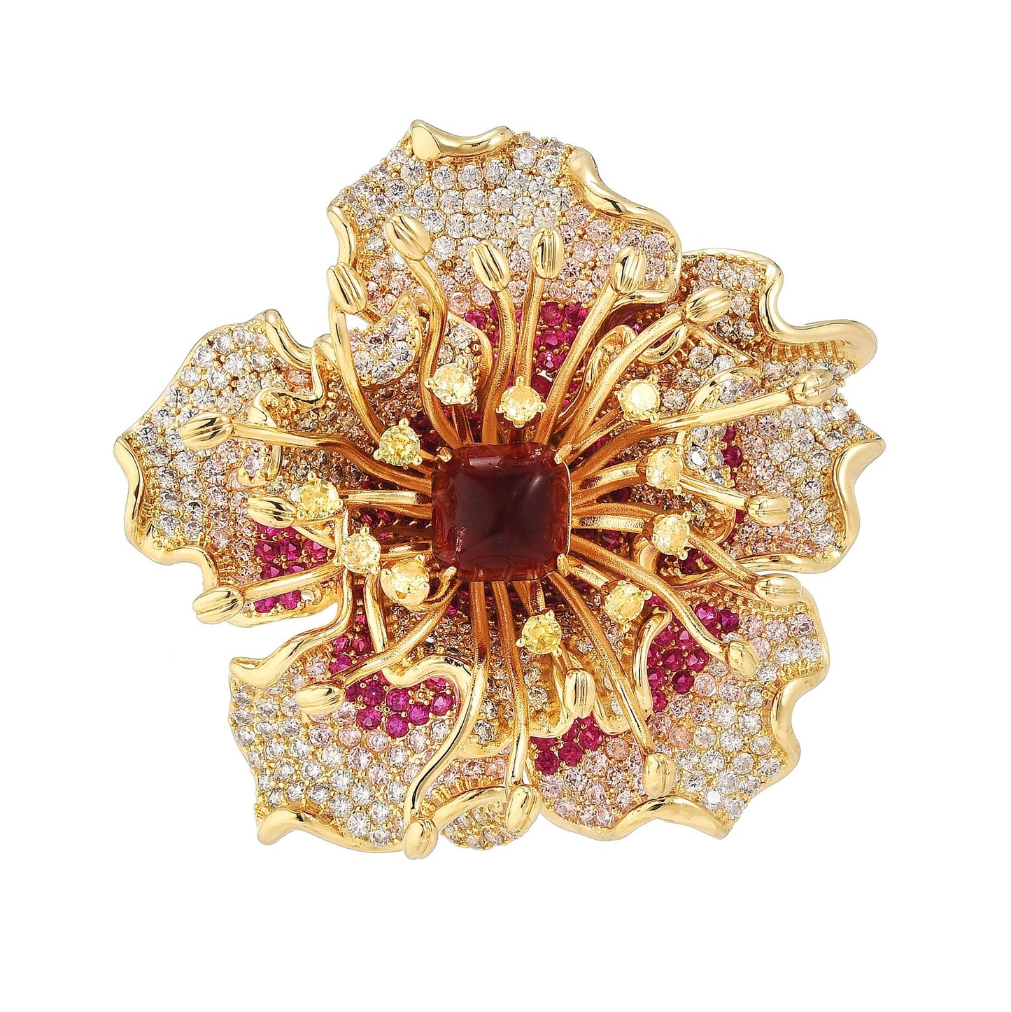 AILONMEI Elegant Pearl Flower Designer Brooch Pins Broches Costume Jewelry For Women Fashion Christmas Gift (Noble Flower)
