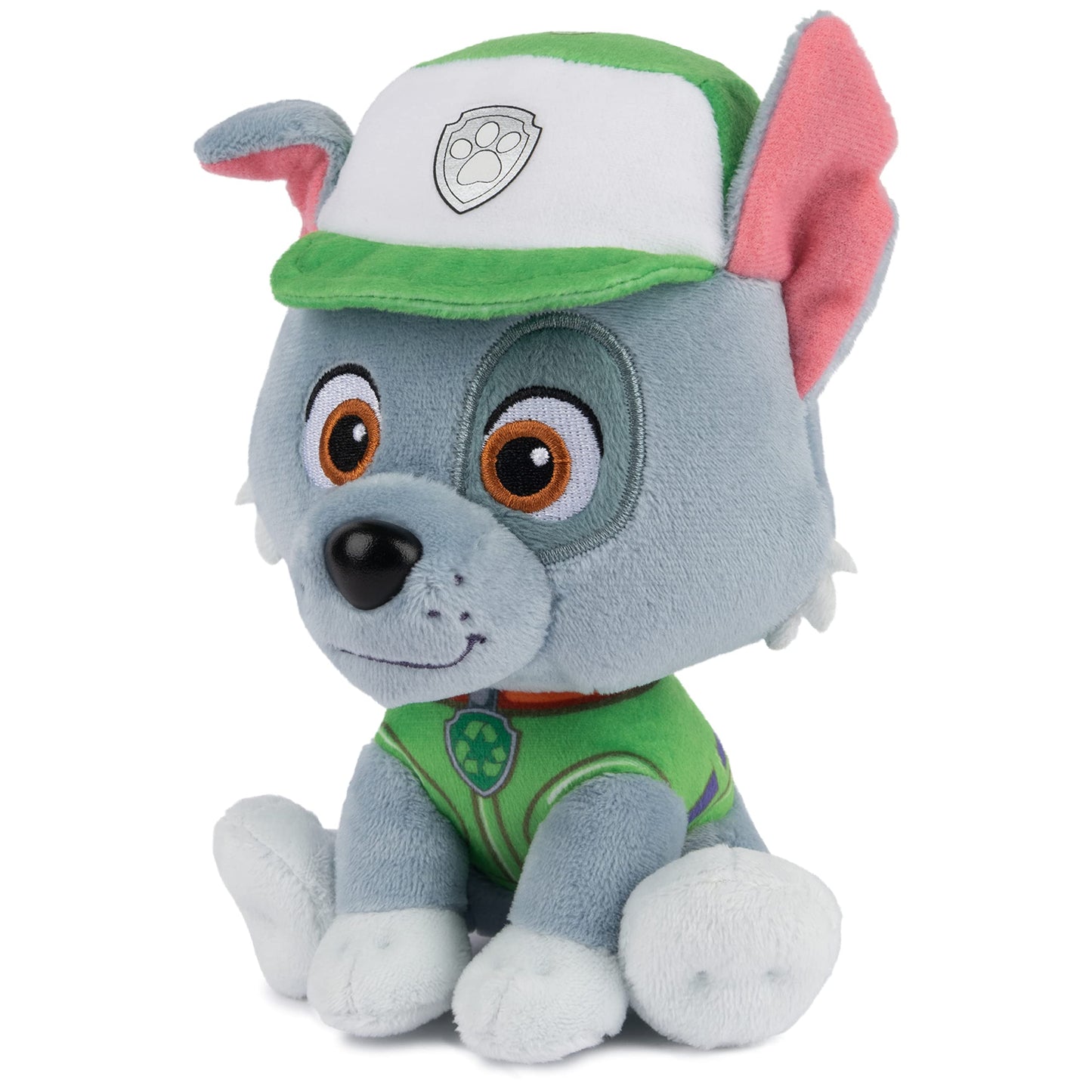 GUND Official PAW Patrol Rocky in Signature Recycling Uniform Plush Toy, Stuffed Animal for Ages 1 and Up, 6"