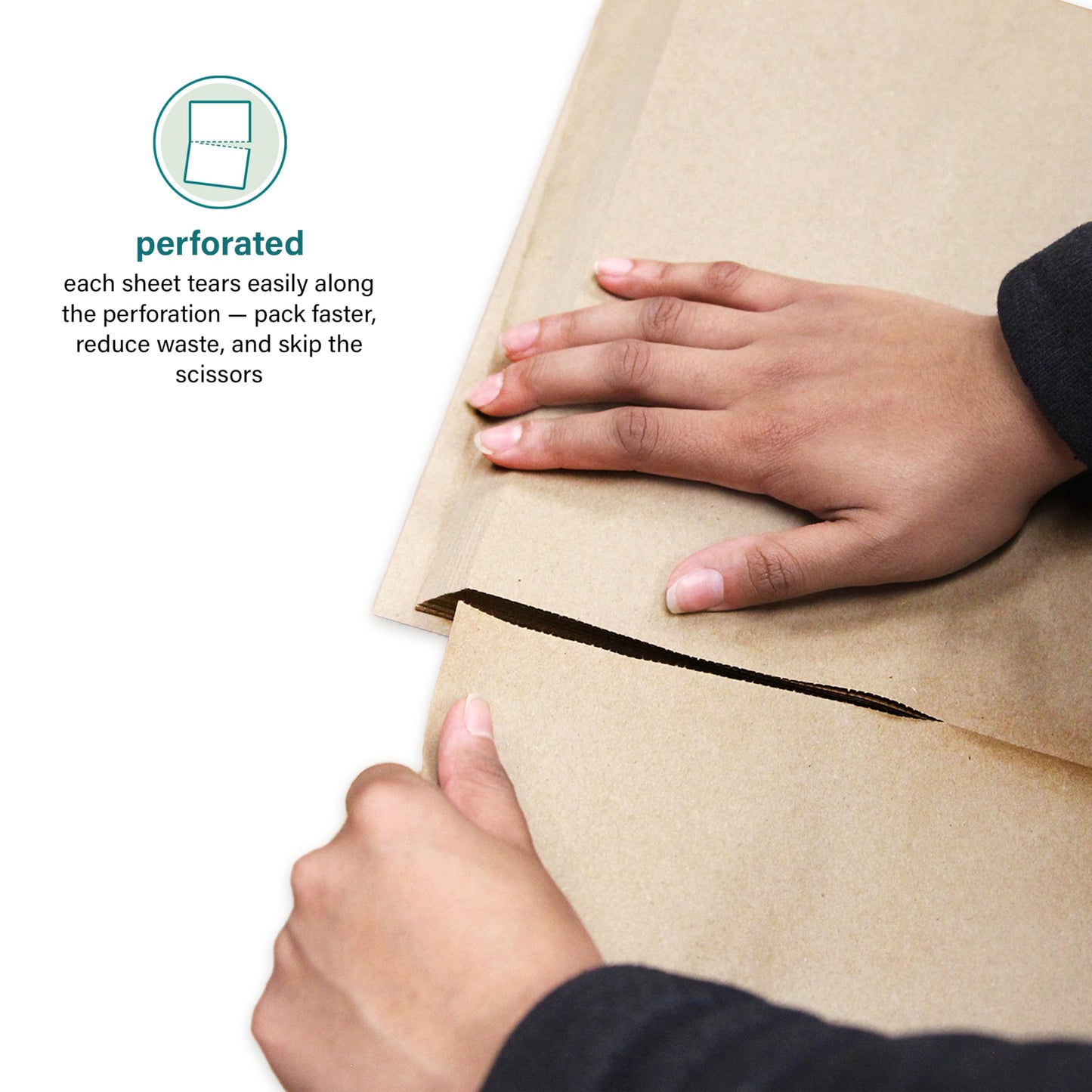 Elementree Brown Packing Paper Sheets for Moving & Shipping - 250 Count (229 Feet) - 14.5" x 11" Sheet Size - Sustainable Void Fill Packaging Made in the USA - Kraft Paper Thickness (00923)