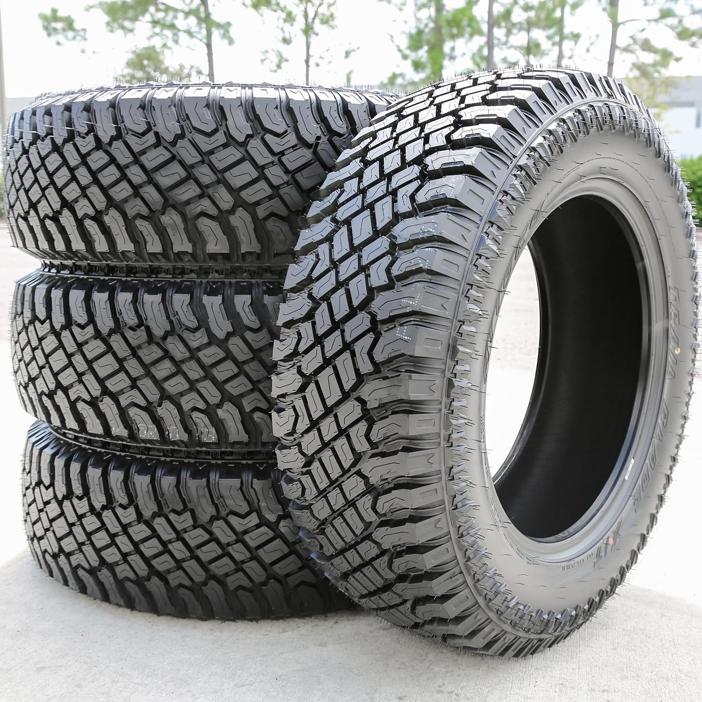 Atturo Trail Blade X/T Extreme Terrain Light Truck Radial Tire-LT265/60R20 265/60/20 265/60-20 121/118S Load Range E LRE 10-Ply (DC) BSW Black Side Wall