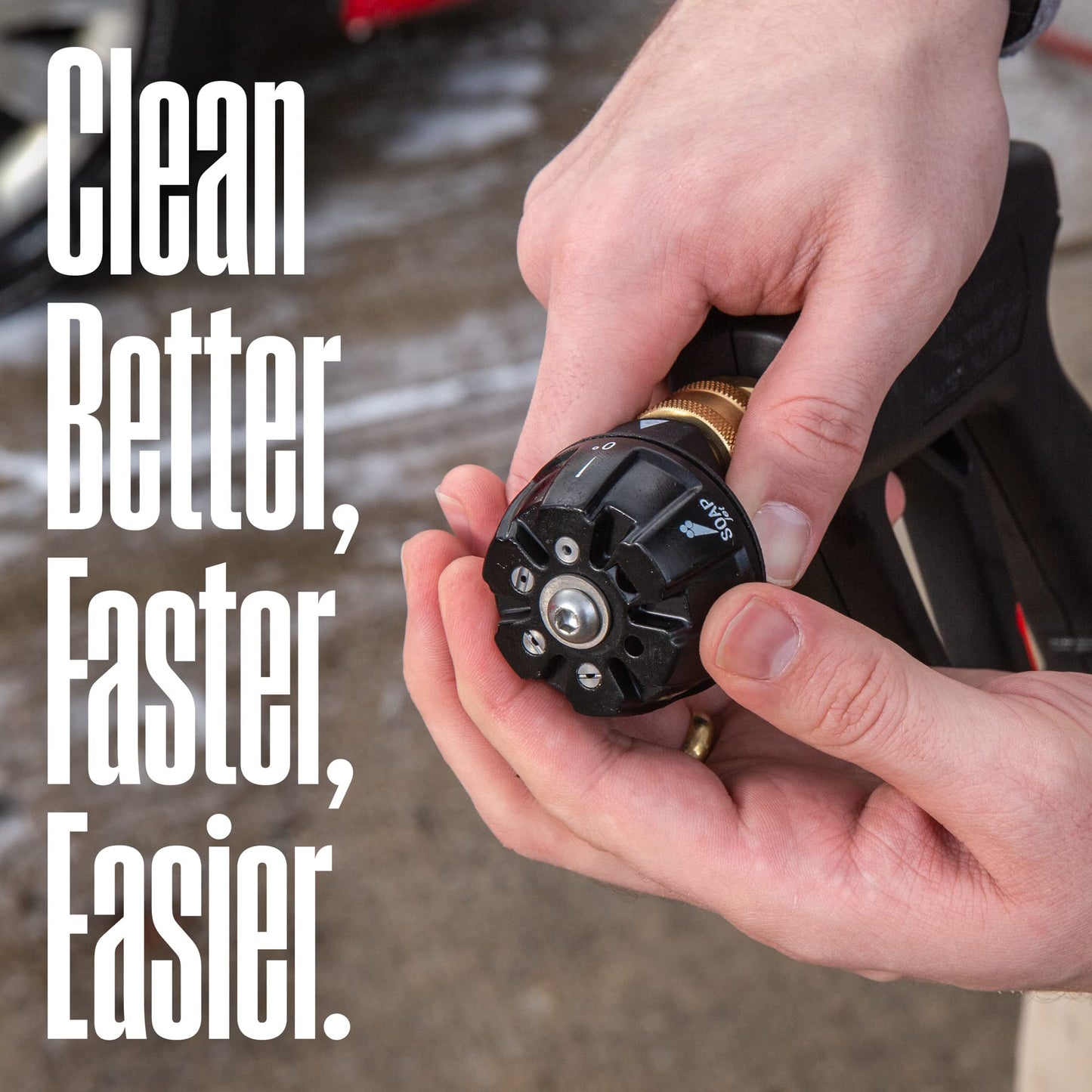 Westinghouse ePX3500 Electric Pressure Washer, 2500 Max PSI 1.76 Max GPM & Pressure Washer 6-in-1 Nozzle Attachment