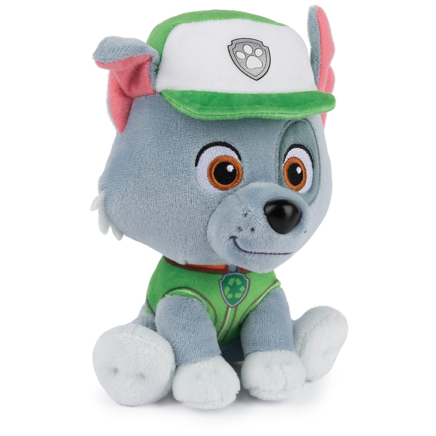 GUND Official PAW Patrol Rocky in Signature Recycling Uniform Plush Toy, Stuffed Animal for Ages 1 and Up, 6"