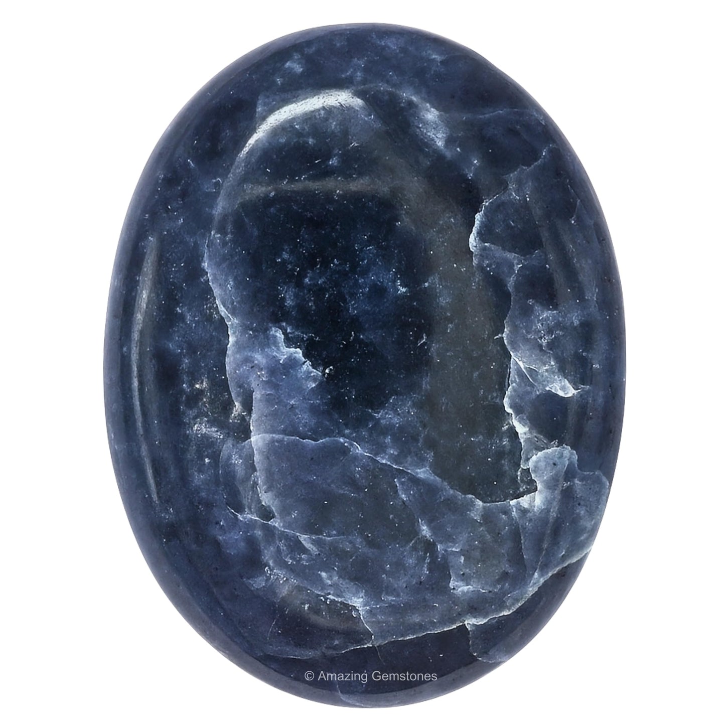 Amazing Gemstone Iolite Crystals and Healing Stones - Large Palm Stone Crystals Piedra - Crystal for Good Luck, Balanced Positive Energy, Meditation - Unique Stocking Stuffers and Gifts for Women, Men