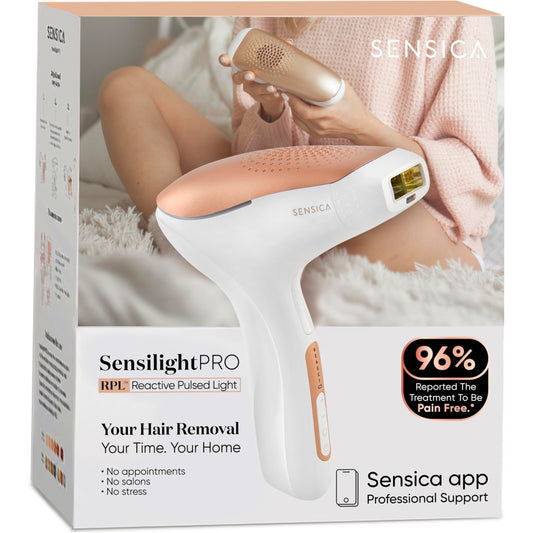 Sensica Sensilight PRO IPL Hair Removal Device – Powerful Cordless At-Home Hair Remover for Women & Men, 6 Energy Levels, 2 Treatment Windows, Patented RPL™ Advanced Technology, Full Body & Face