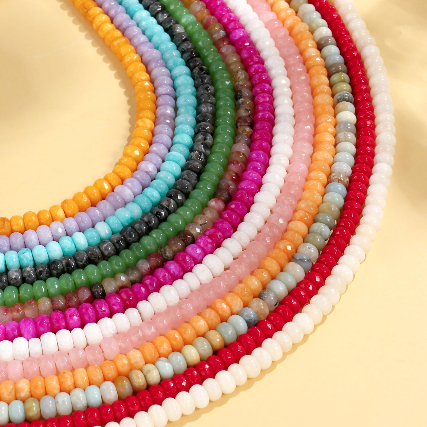 Badu Gray Gemstone Beaded Necklace for Women Natural Stone Bead Beach Choker Necklace Fashion Trendy Jewelry Gifts