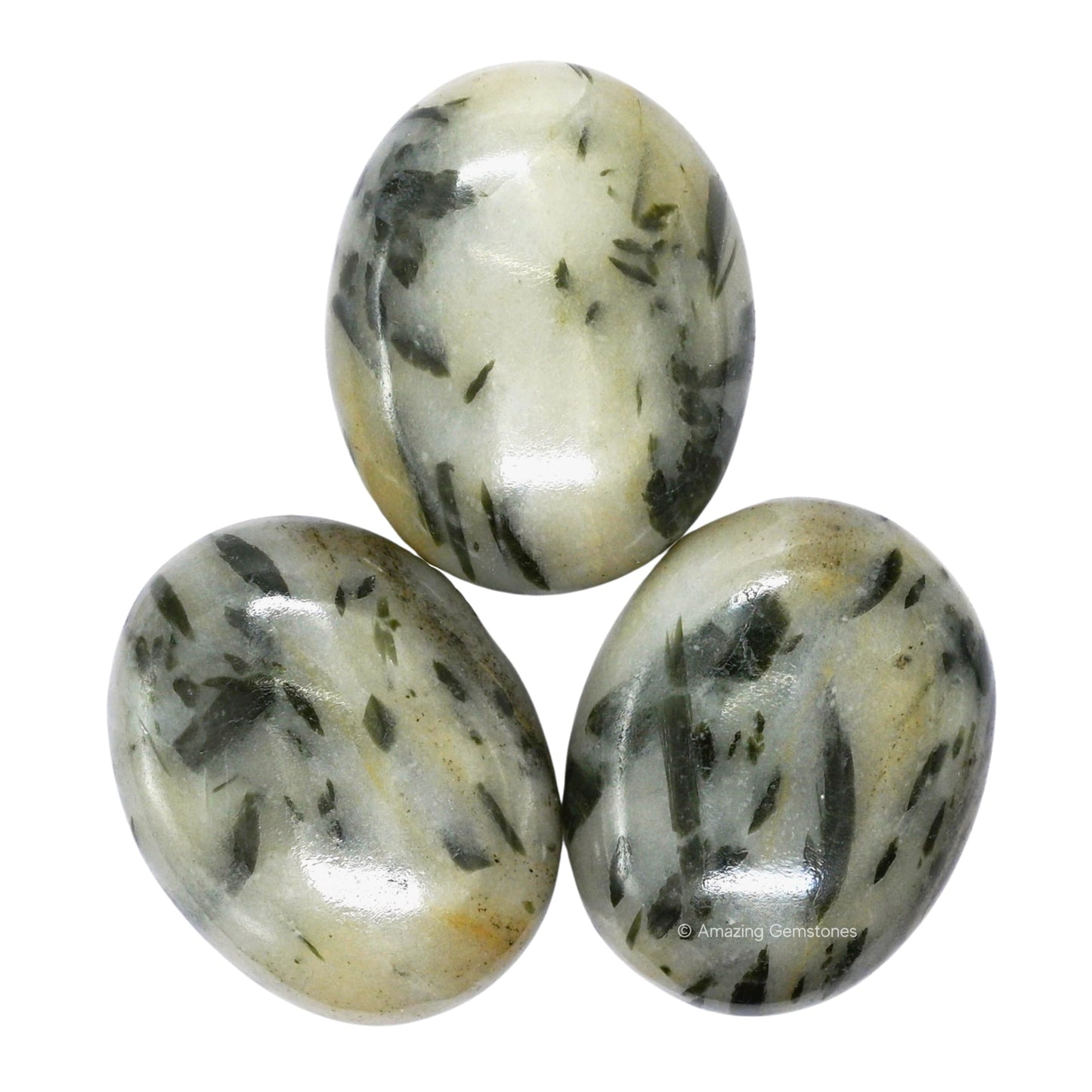 Amazing Gemstone Green Tourmaline in Quartz Crystals and Healing Stones - Large Palm Stone Crystals Piedra - Crystal for Good Luck,Positivity,Meditation - Unique Stocking Stuffers and Birthday Gifts