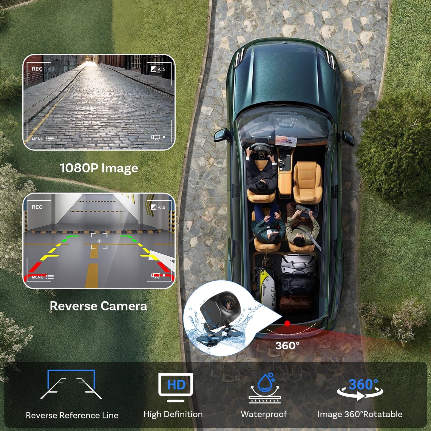 OTTOCAST 11.4" Carplay Screen for car with Netflix YouTube and Backup Camera for iPhone(iOS 8+), Android Auto(Android 10+), Built-in Apps, Navigation, Android 13 OS