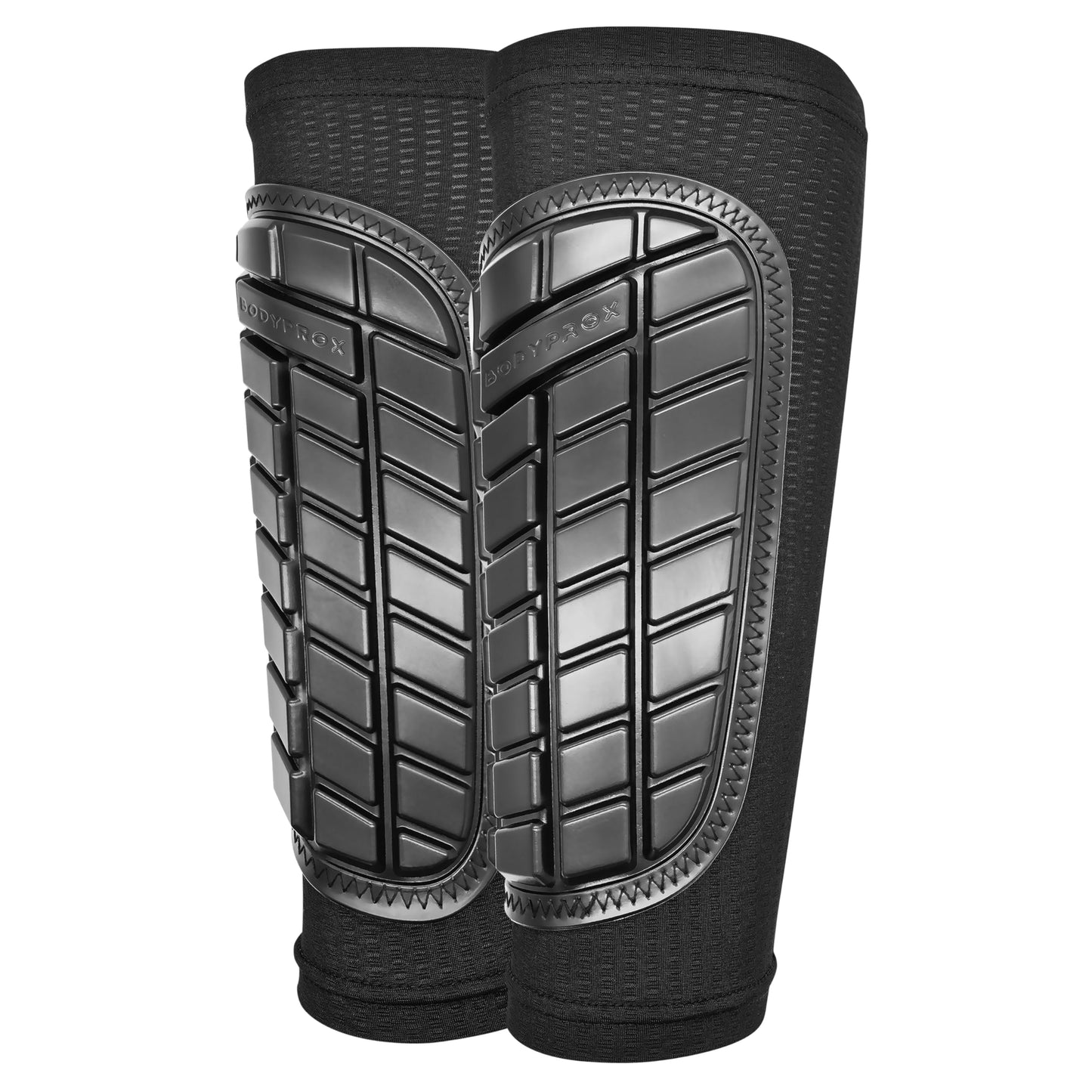 Bodyprox Soccer Shin Guards Sleeves for Men, Women and Youth (Large)
