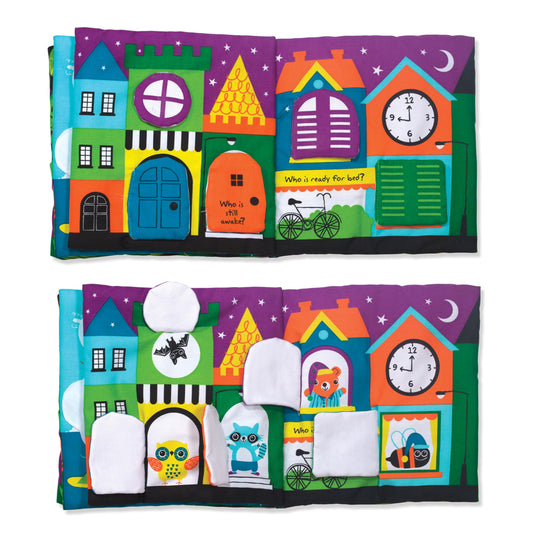 Melissa & Doug Soft Activity Baby Book - The Wonderful World of Peekaboo! Lift The Flap Busy Book for Toddlers, Sensory Toys for Babies and Toddlers