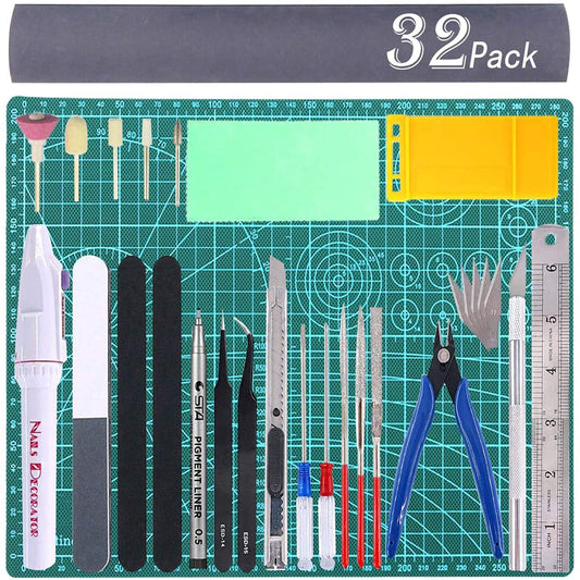 33Pcs Gundam Model Kit Tools Gunpla Tool Kits Bandai Moddeler Craft Set for Hobby Building