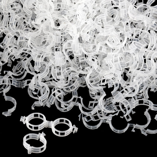 300 Pcs Plant Clips for Climbing Plants, Tomato Clips for Support, Plastic Garden Clips for Plants Grape Vine Vegetables Make Plant Grow Upright