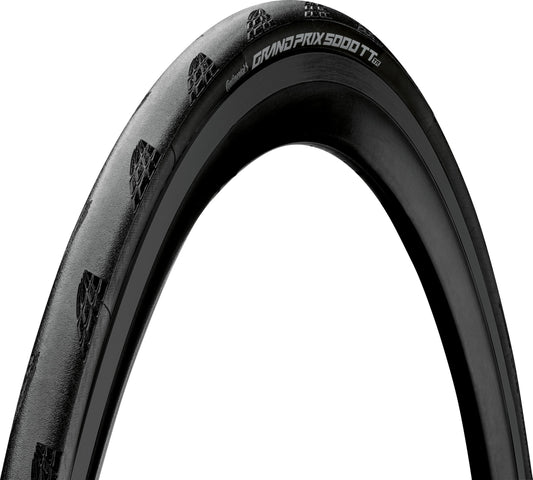 Continental Grand Prix 5000 TT TR - Tubeless Road Bike Tire | The Fastest, for the Pursuit of Speed - BlackChili, Vectran Breaker, LazerGrip, Active Comfort Technology (Black) (700x28)