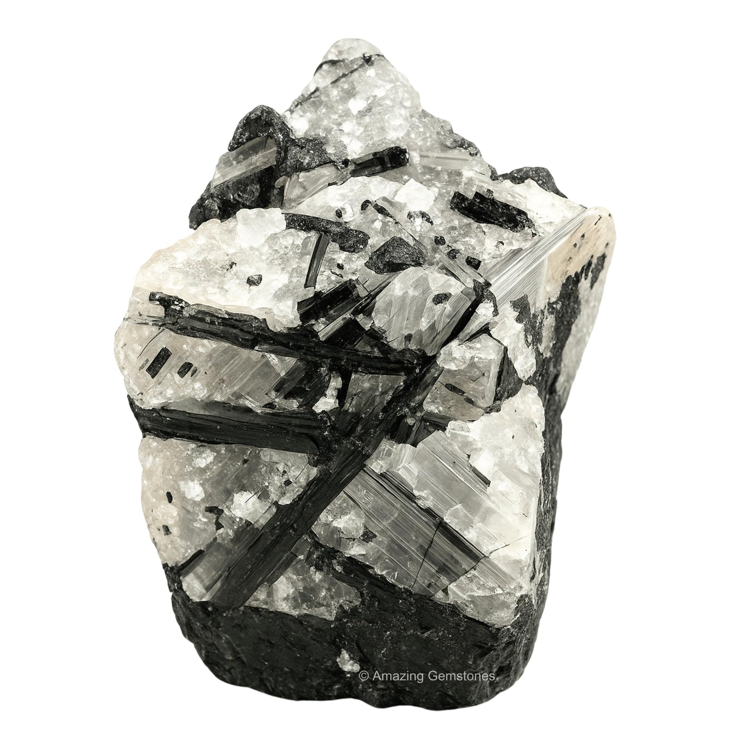 Amazing Gemstone Black Rutilated Quartz Raw Crystals and Healing Stones, Natural Rocks for Tumbling and DIY (1 Piece)