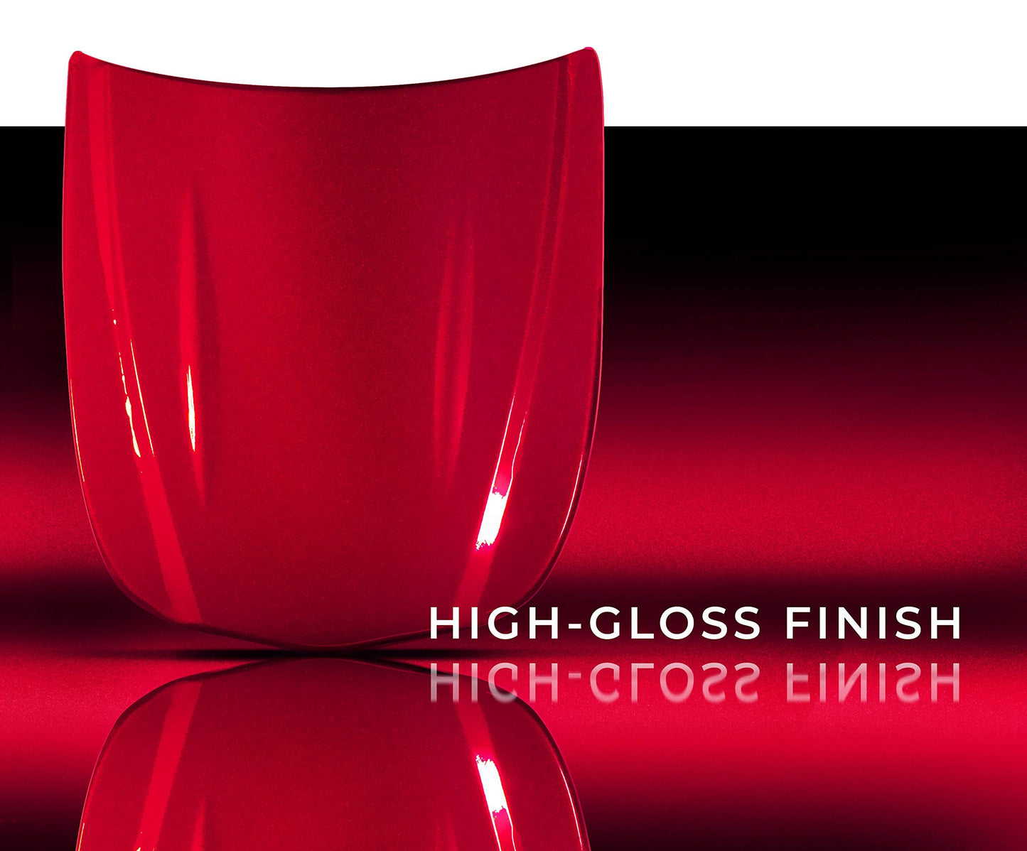VViViD+ Ultra Gloss Metallic Candy Red Vinyl Car Wrap Premium Paint Replacement Film Roll with Nano Air Release Technology (50ft x 5ft)