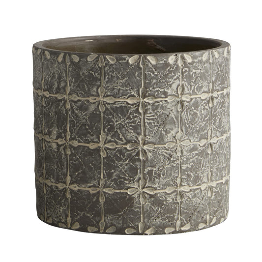 47th & Main Cement Planter Pot, 4.9" Tall, Bricks