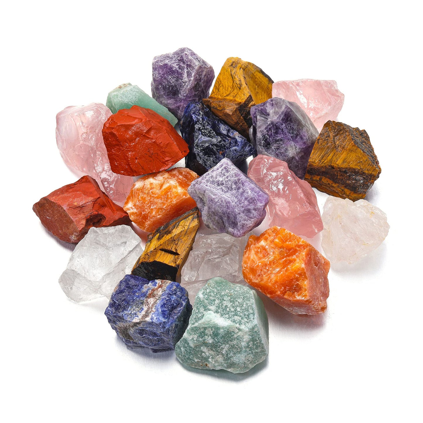 Top Plaza Bulk Citrine Crystals Healing Crystals Rough Stones - Large 1" Natural Raw Stones Crystal for Reiki Healing, Wicca, witchcraft, Tumbling, Cabbing, Fountain Rocks, Decoration, Polishing 0.5lb