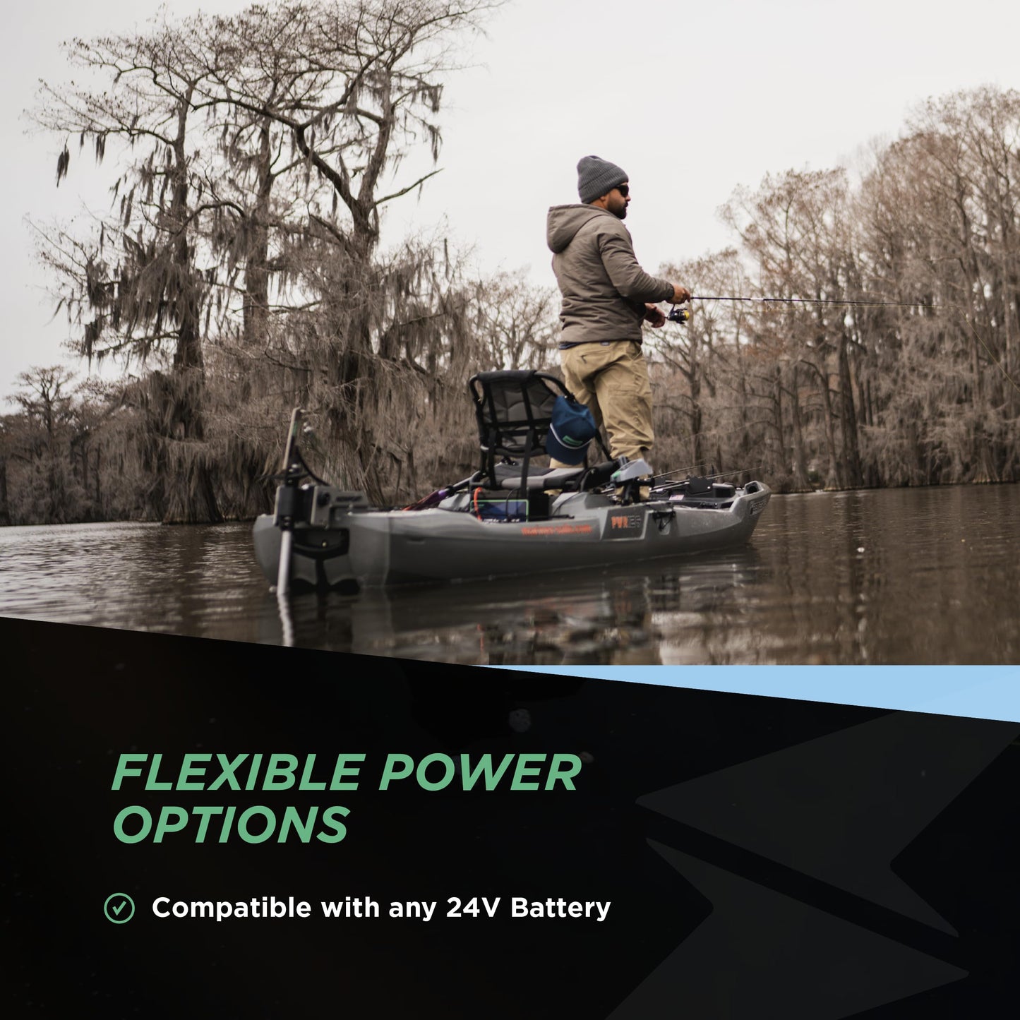 Newport NK180PRO Electric Kayak Motor - 1.8 HP Equivalent, 24V Brushless Direct Drive, Extended Range up to 100 Miles, Whisper-Quiet Precision, and Optimized Efficiency