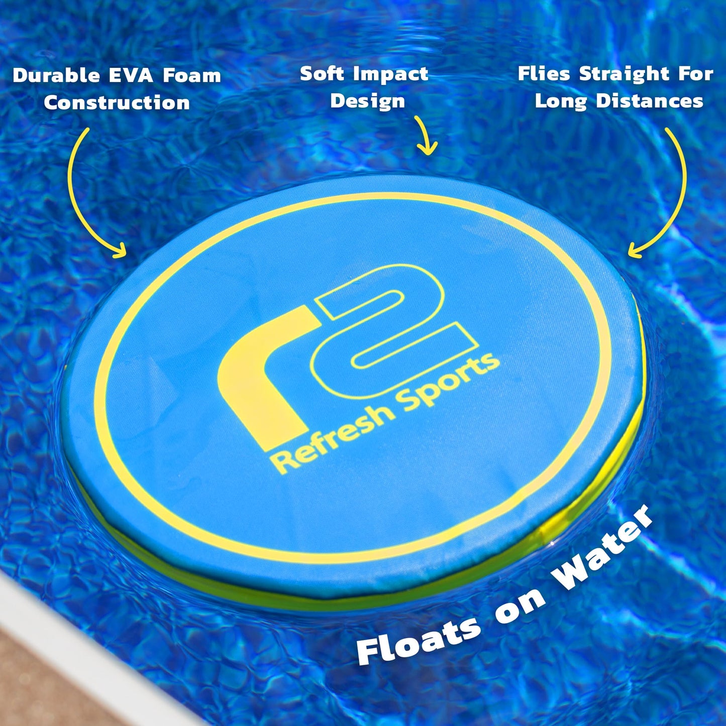 Soft Disc Flying Toy - Doesn't Hurt to Catch - Flying Disc For All Ages - Easy to Use Summer Gift Friisbee For Kids -Outdoor Gifts for Boys & Girls 3 4 5 6 7 8 9 10 11 12 13+ Birthday Gifts