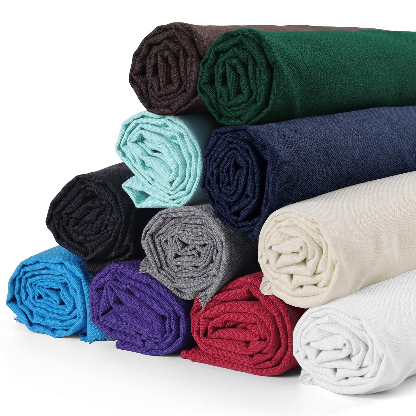Foreate Canvas Fabric, 12oz Natural Cotton Duck Canvas Fabric by The Yard 59" Wide Thick & Heavy Sewing Material for Arts & Crafts, Bags, Covers, Backings, Painting, Home Decor, Wine Red 3 Yards