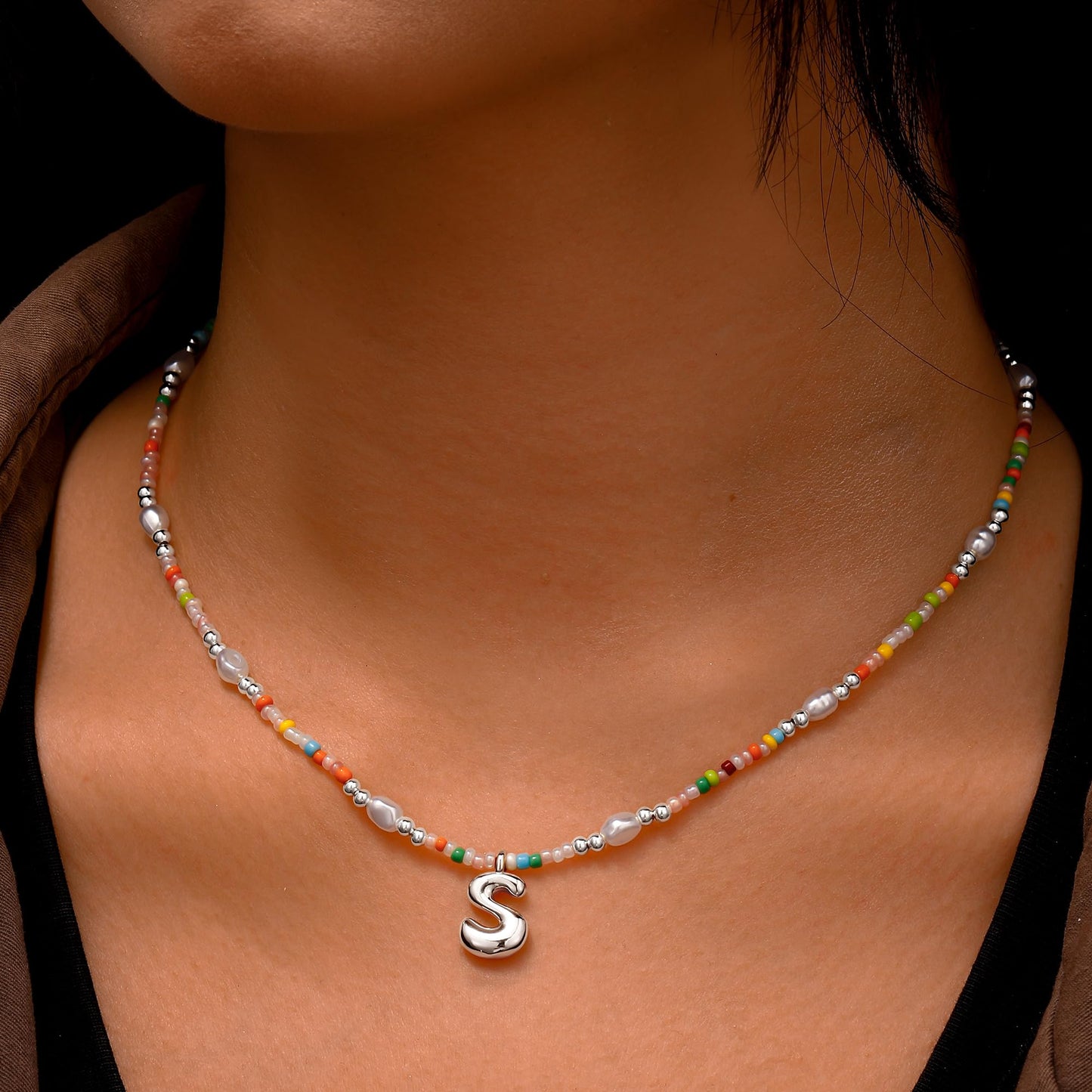 Ritach Pearl Necklaces for Women Girls - Initial I Necklace Pearl Necklace Letter Necklace for Girls Gifts for Teen Girl Gifts Trendy Stuff Initial Necklaces for Women Jewelry