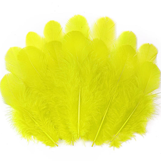 Soarer Colorful Craft Rooster Feathers - 300pcs 3-5inch Colored Feathers Bulk for Kindergarten DIY Crafts,Wedding Home Party Decorations,Dream Catcher Supplies(Rooster Colorful)