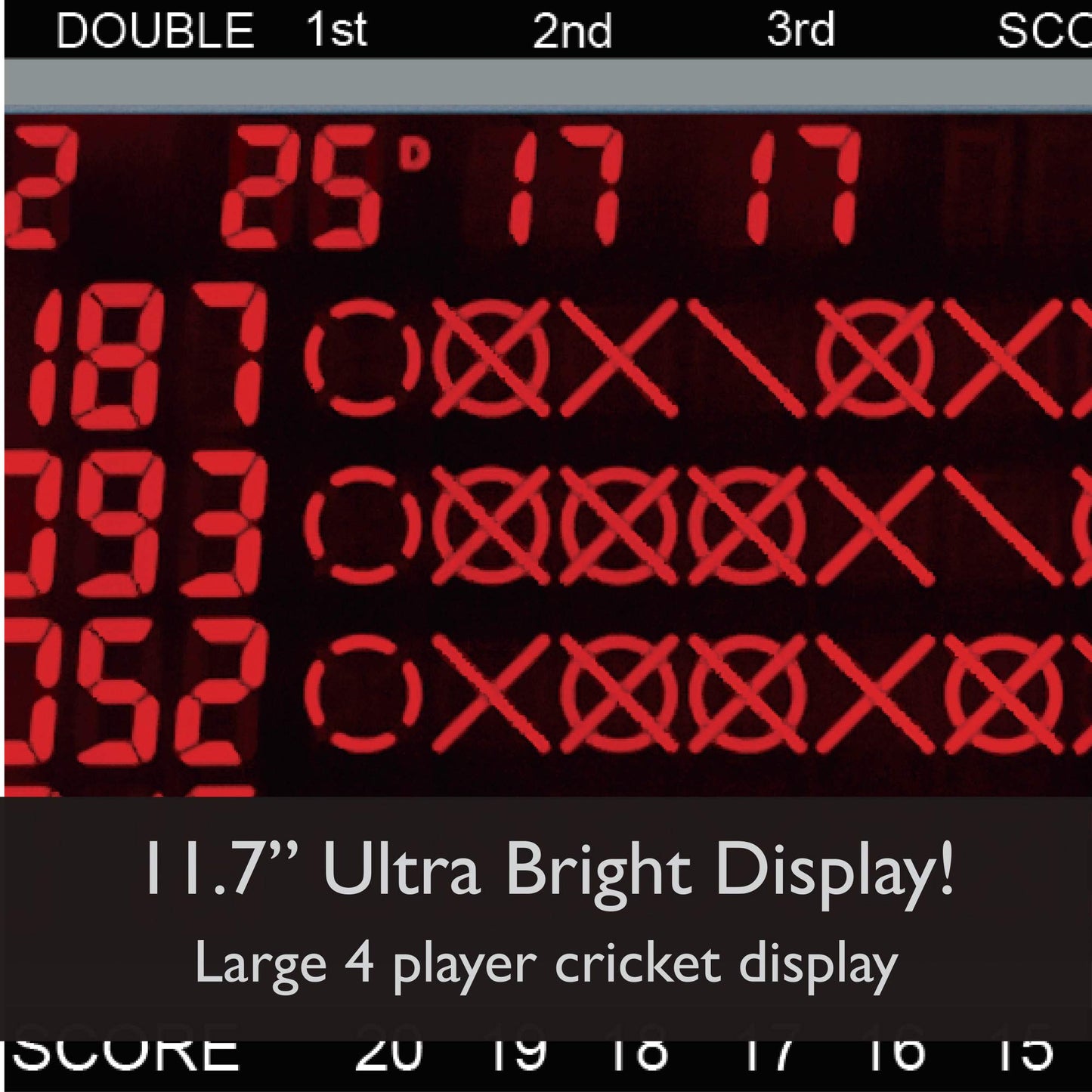 Viper by GLD Products 797 Electronic Dartboard, Quick Access To 301 And Countup From Button Interface, Extended Catch Ring, 11 Square Inch Scoreboard Display, Includes Darts And Extra Tips, 43 Games And 241 Options, Black