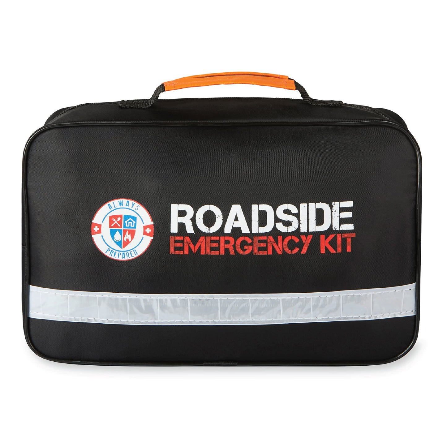 Always Prepared Premium Roadside Emergency Kit for Car - Car Safety Kit, Tools, First Aid, Visibility Gear & More - Perfect Roadside Assistance Kit Gift for New Drivers (125 pc)