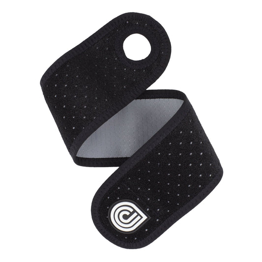 Dr Cool On The Go Ice Wrap for Wrist, Ankle, and Foot Pain Chemical Free (Black, Medium)