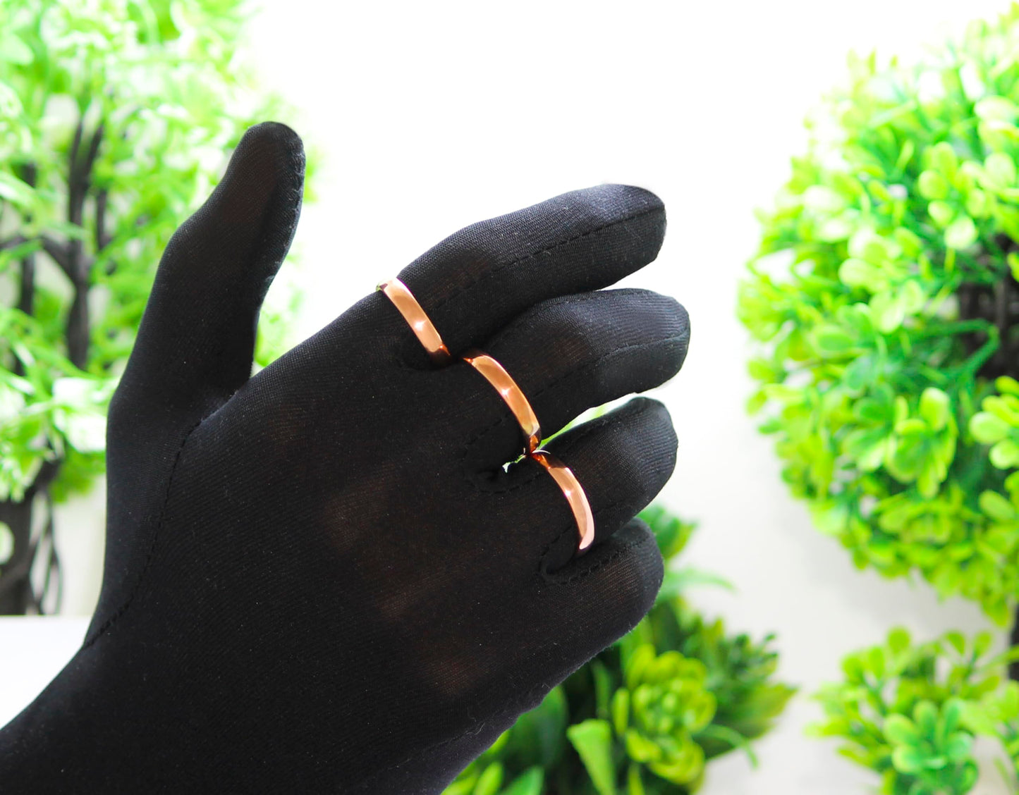 Krishnaa Jewels Pure Copper Handmade Classic Band Ring Ethnic Gift Jewelry for Men and Women (13)