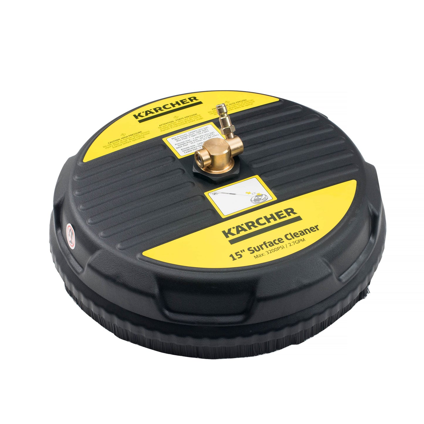 Karcher K1800PS 1800 PSI 1.2 GPM TruPressure Electric Pressure Washer & Universal 15" Pressure Washer Surface Cleaner Attachment