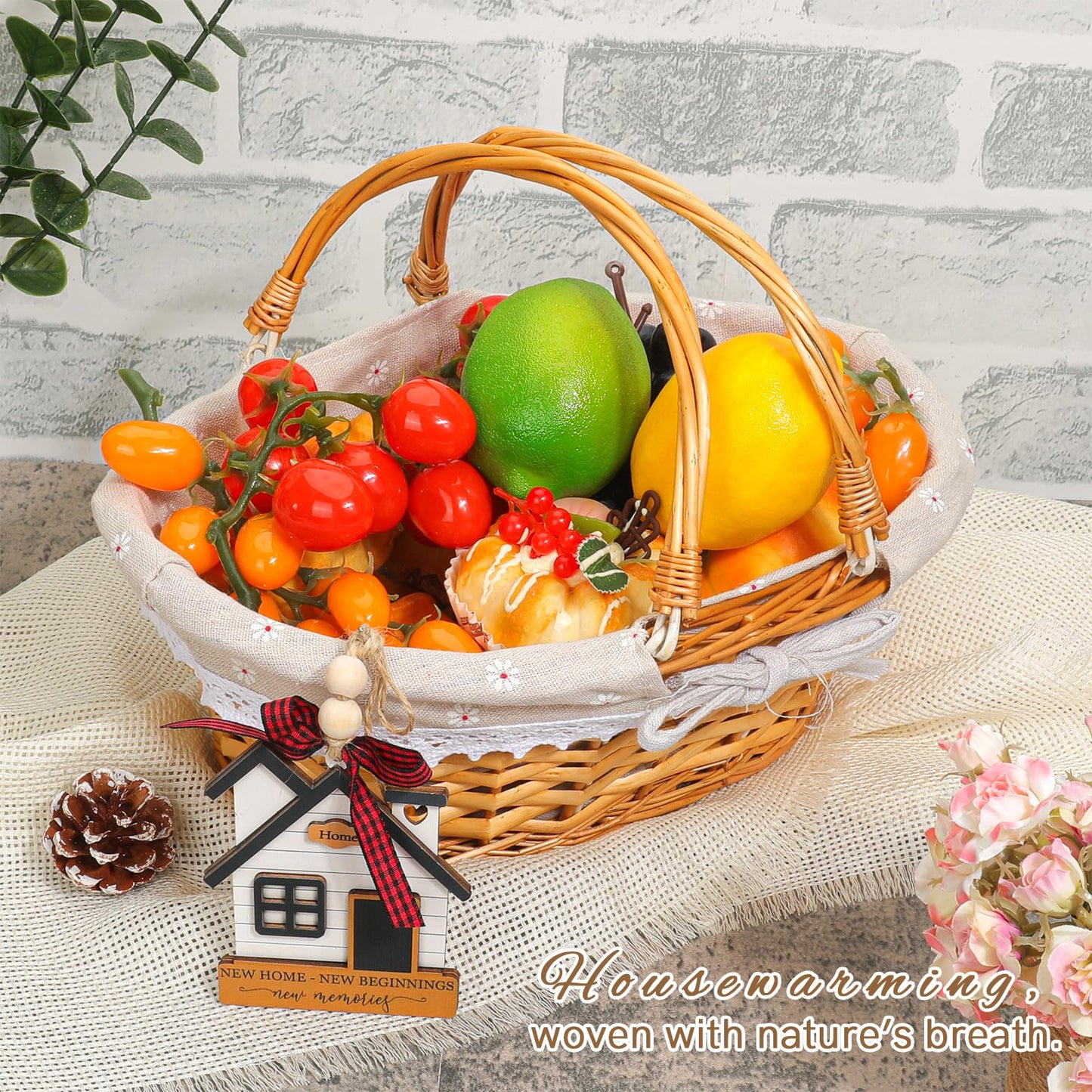 House Warming Gifts New Home,10Pcs New House Gift Basket, Closing Gift for Home Buyers Realtors,First House Gift Ideas, New Apartment