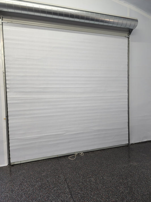 BlueTex Roll Up Garage Door Insulation Kit for Cooling Down Metal Buildings – Easy to Install Complete Insulation for Garage Doors Up to 12'x12' - Covers 150 Sq Ft of Large Single Door