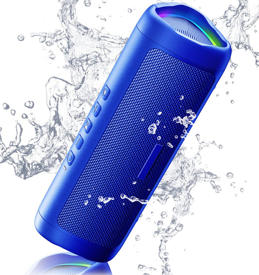 BolaButty Bluetooth Speaker with HD Sound, Portable Wireless, IPX5 Waterproof, Up to 20H Playtime, TWS Pairing, BT5.3, for Home/Party/Outdoor/Beach, Electronic Gadgets, Birthday Gift (Blue)