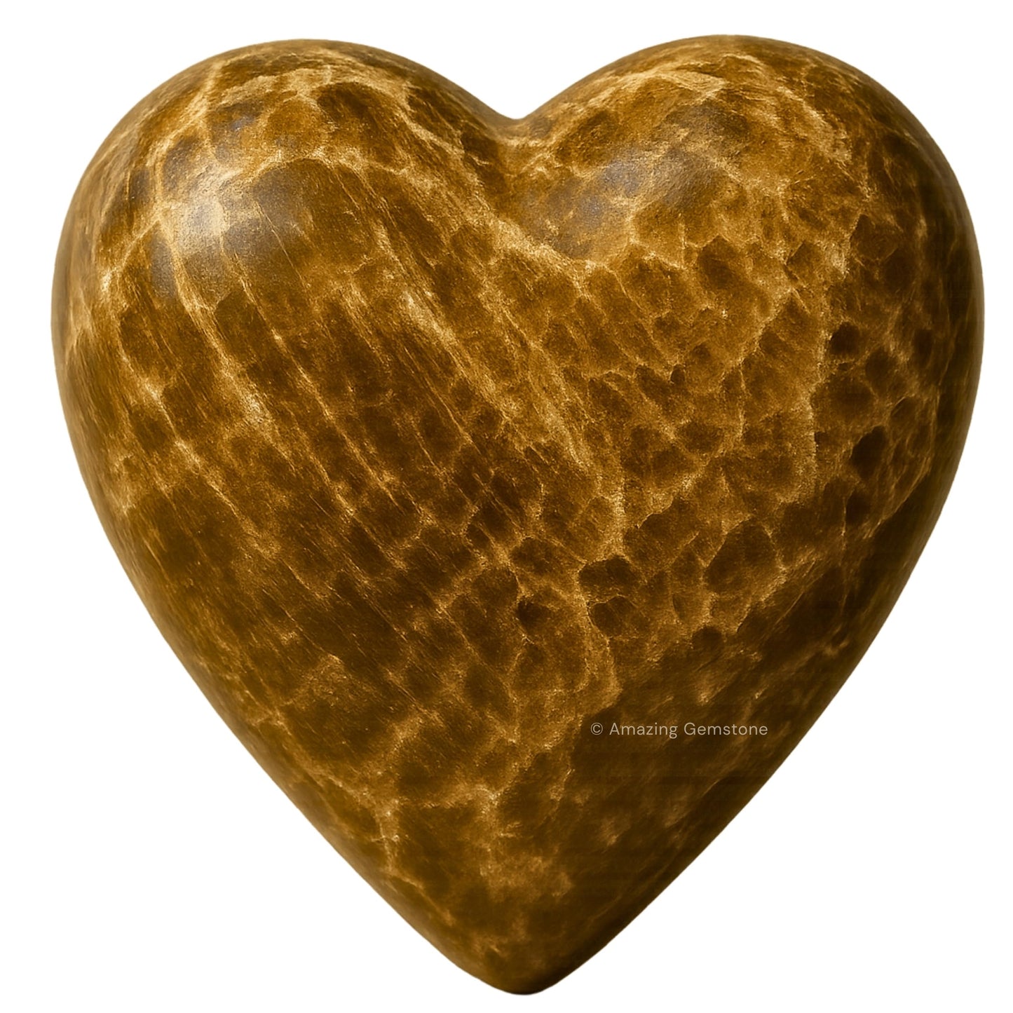 Aragonite Crystal Heart Palm Stone - Pocket Massage Worry Stone for Natural Body Chakra Balancing, Reiki Healing and Crystal Grid