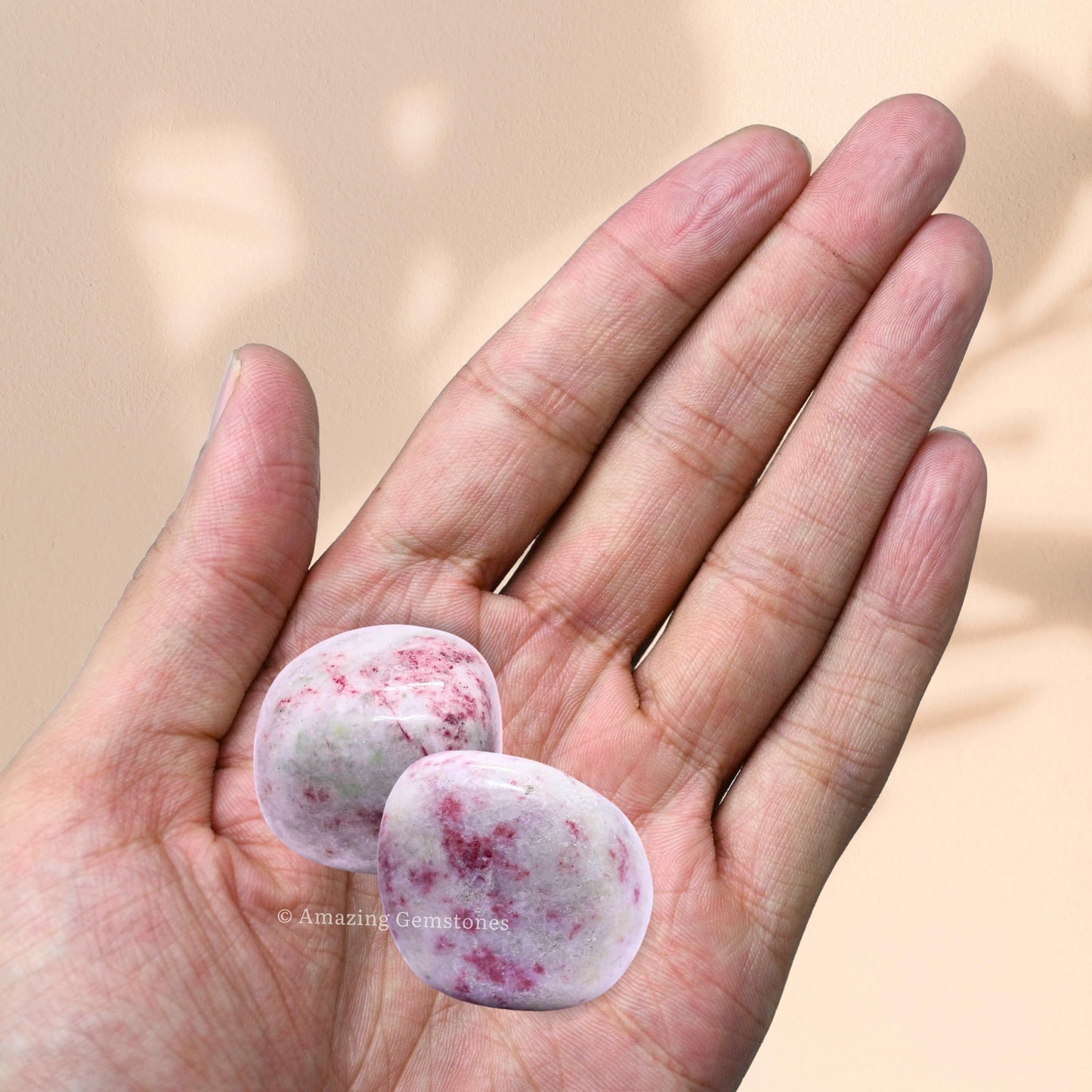 Amazing Gemstone Cinnabarite Crystal Tumbled Stones Polished Rocks - Natural Gem Stones for Healing - DIY Crystals for Protection (1 Piece)