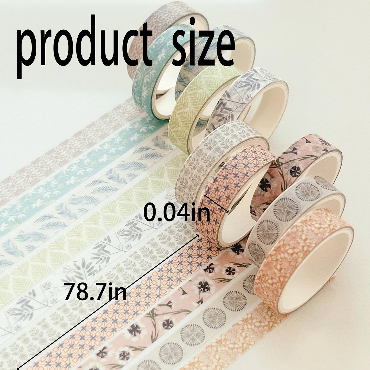 LXFNDZW Washi Tape Set Arts & Crafts Tape Multipack Decorative Book Washi Tape for DIY Arts, Crafts, Journals, Planners, Scrapbooking & Gift Wrapping