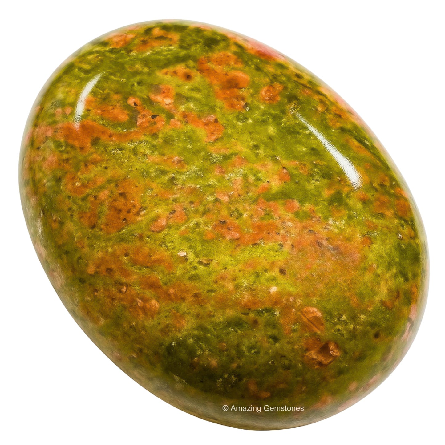 Amazing Gemstone Unakite Crystals and Healing Stones - Large Palm Stone Crystals Piedra - Crystal for Good Luck, Balanced Positive Energy, Meditation - Unique Stocking Stuffers Gifts for Women, Men