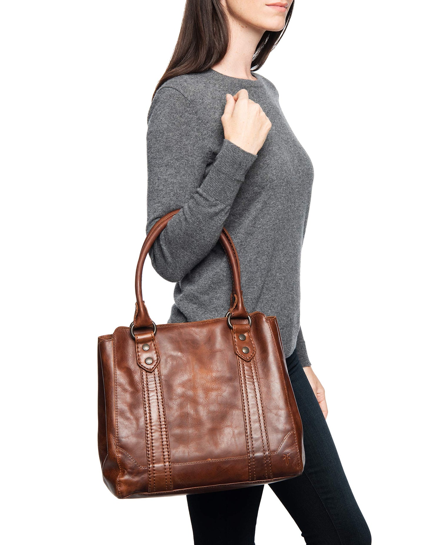 Frye Women's Melissa Tote Bag, Large Handbag with Strap & Pockets, Stylish & Spacious Design