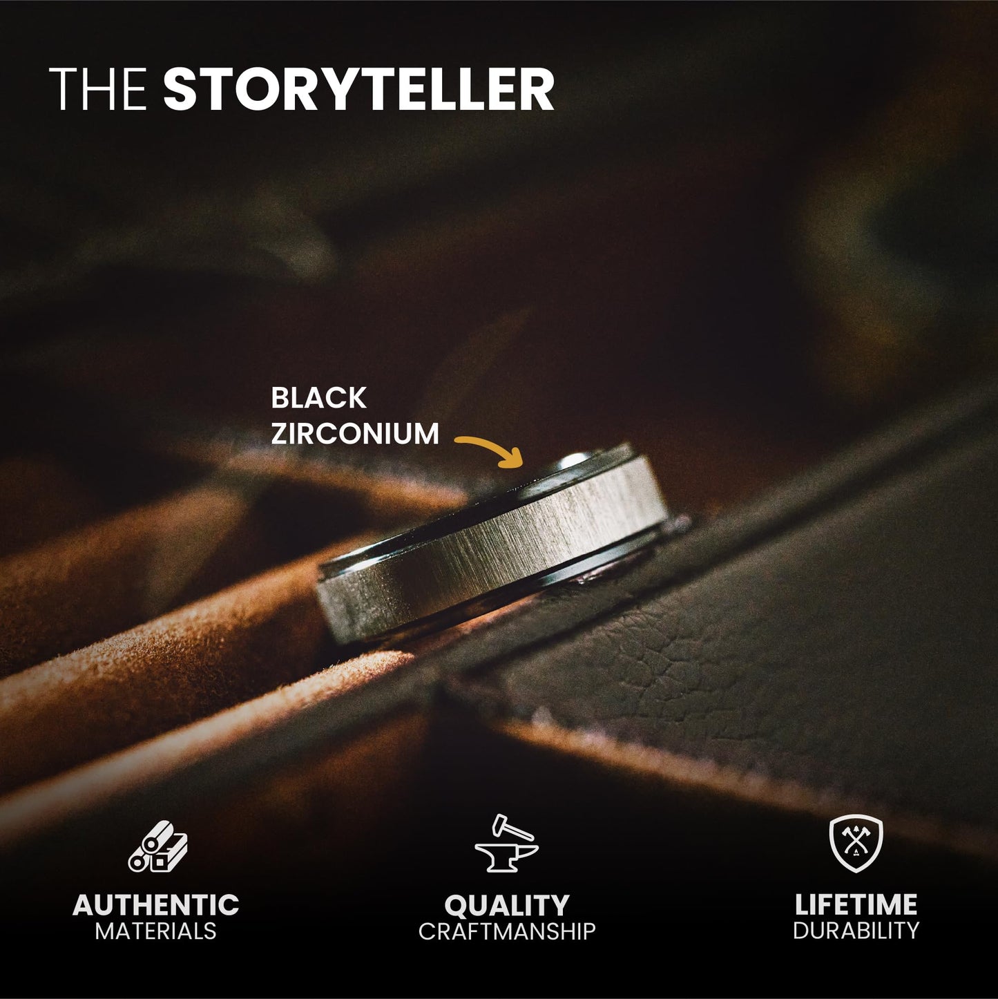 Manly Bands The Storyteller - Size 8