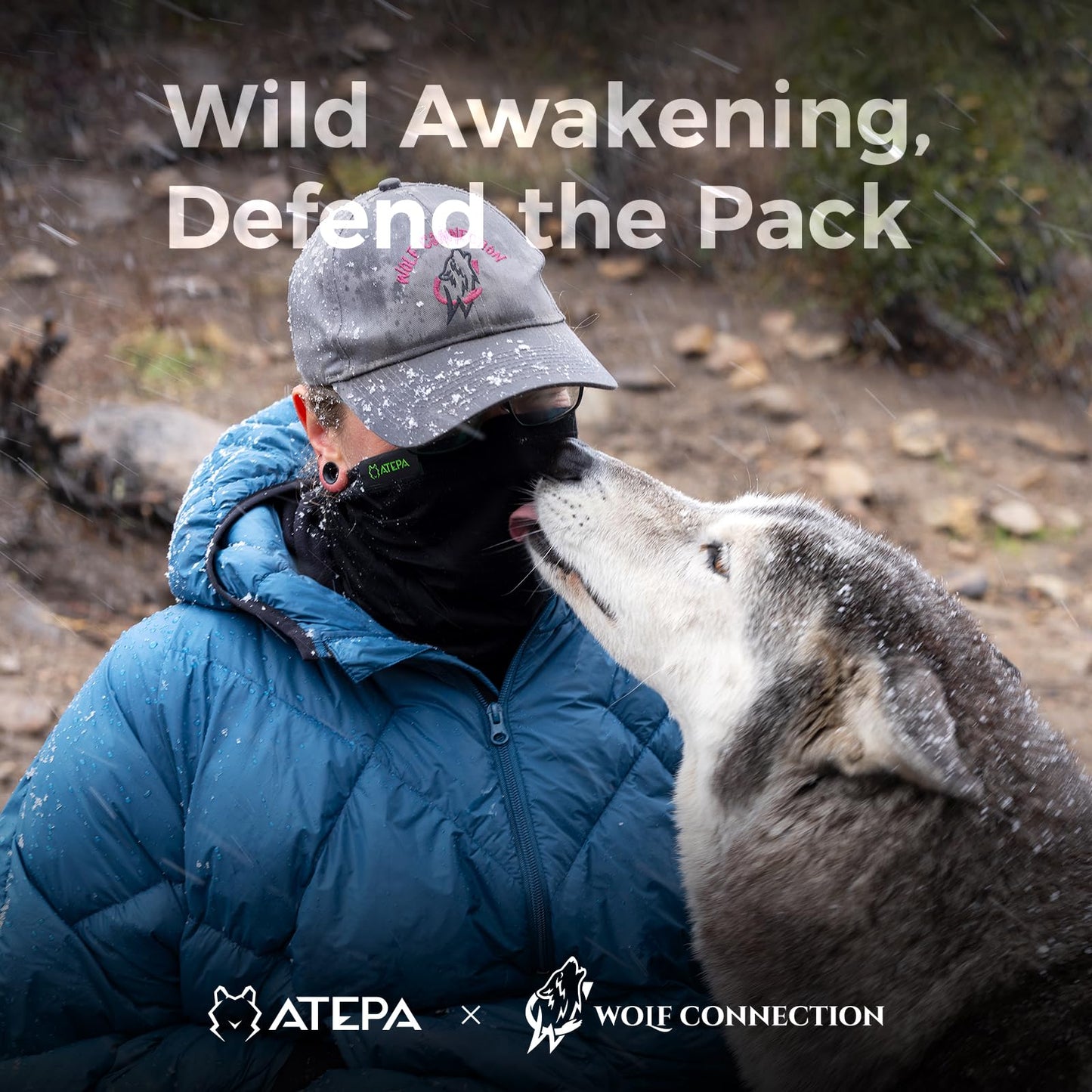 ATEPA Wearable Sleeping Bag, Recycled Insulated Water-Resistant Camping Blanket Poncho, Ultralight Packable Hooded Stadium Blanket for Outdoor Sports Fishing Backpacking Hiking Cold Weather, Blue