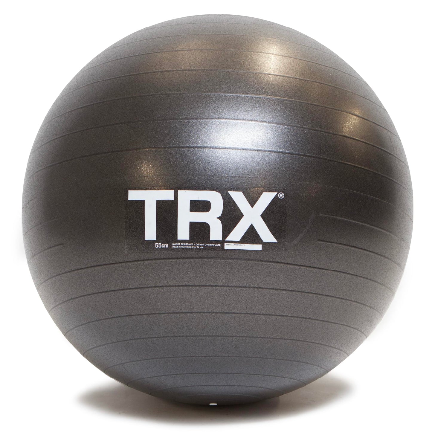 TRX Training Stability Ball for Improving Posture and Core Strength, Yoga Ball for Gym, 55 cm