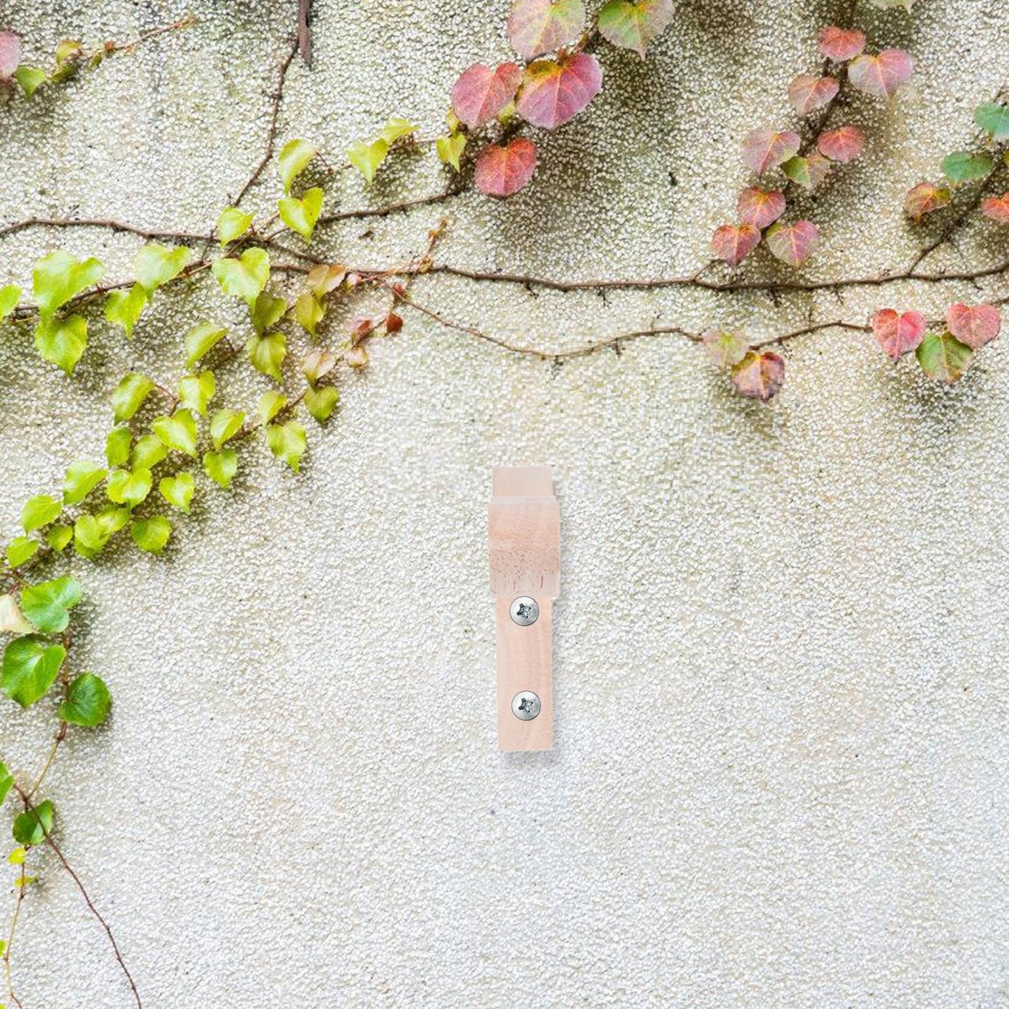 OFFSCH 2pcs Wood Plant Hanger Hooks Wall-Mounted Flower Pot Brackets for Indoor Outdoor Hanging Planters Wind Chime Lantern Holders Garden Balcony Decoration