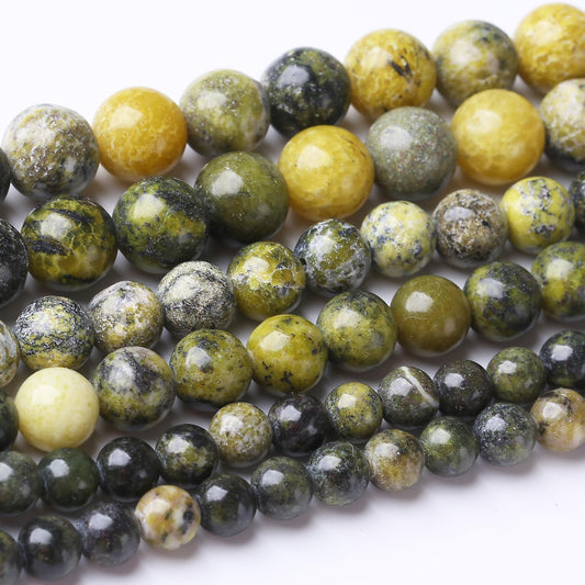 48PCS 8MM Australian Jade Stone Beads Energy Healing Beads for DIY Jewelry Bracelet Necklace Making for Jewelry Making 15Inch