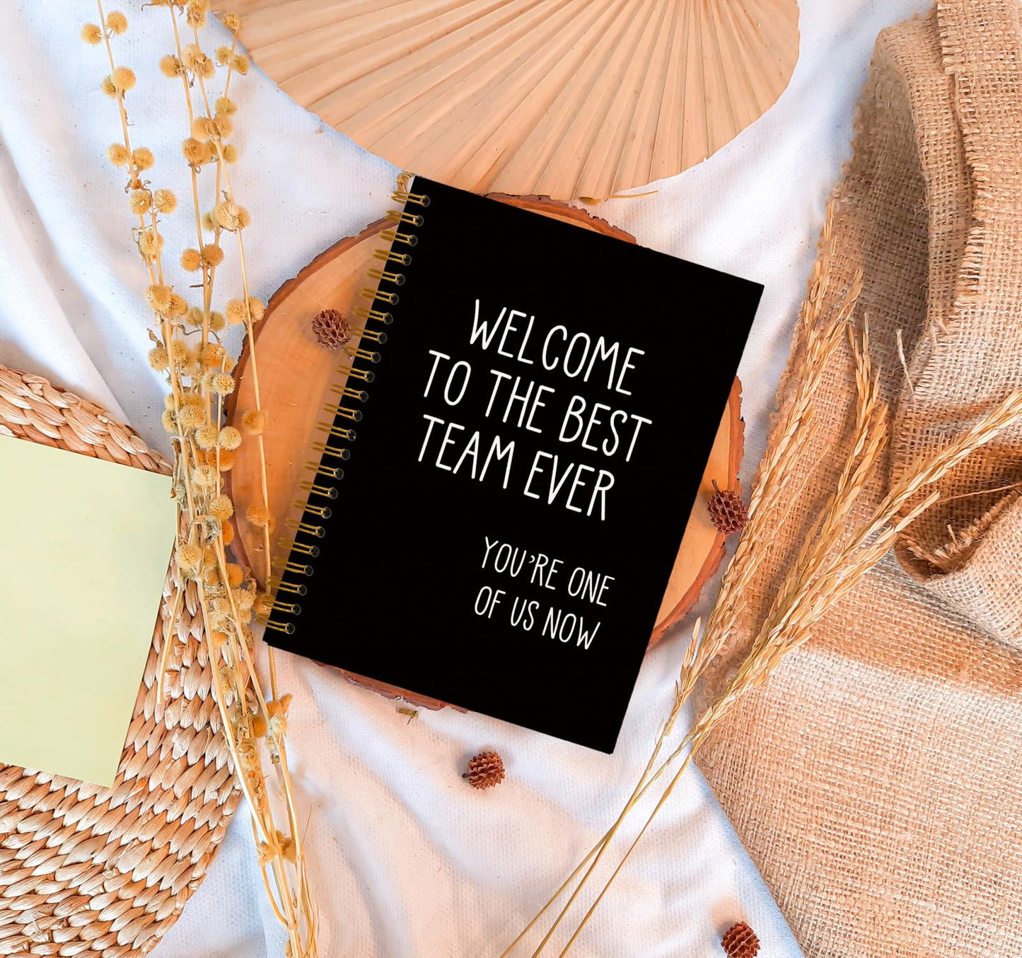 OXW Welcome to The Team Gifts Notebook, Team Gifts for Employees, Welcome Gift for Coworker Staff Colleague Team Member, Employee Appreciation Gifts, Journals for Writing, (5.5'' X 8.3'')