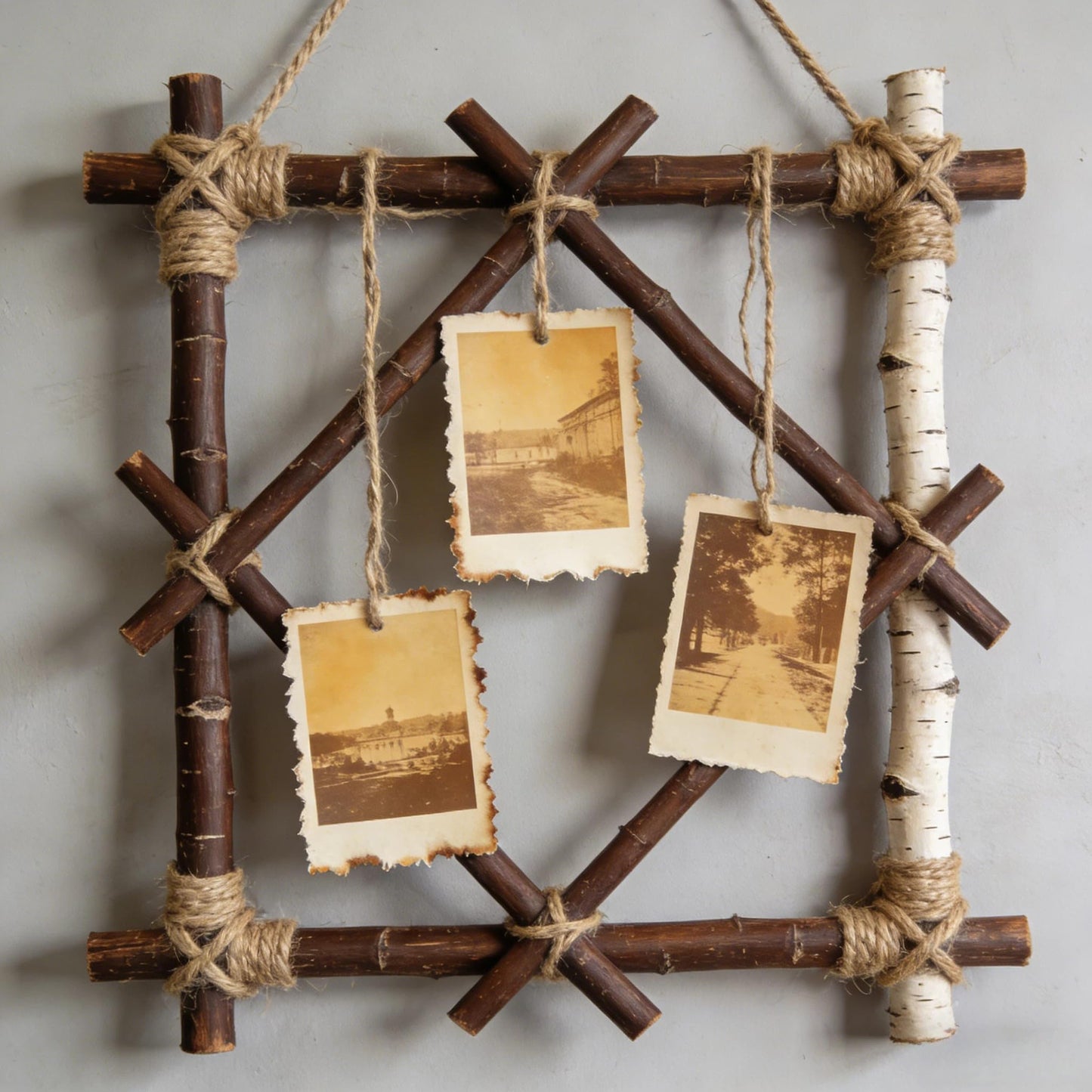 50PCS Wood Log Sticks for Crafts, Natural Wood Craft Sticks, 7.8'' & 11.8'' Craft Twigs for Decoration, DIY Photo Props, School Projects, Festival Decoration
