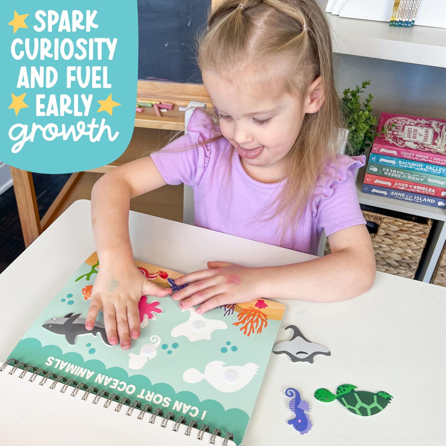 My First Busy Book For Toddlers 3-5 - My Preschool Busy Book For 5-7 Year Old, Toddler Activity Books, Homeschool Preschool Learning Activities, Coloful Kindergarten Learning Activities