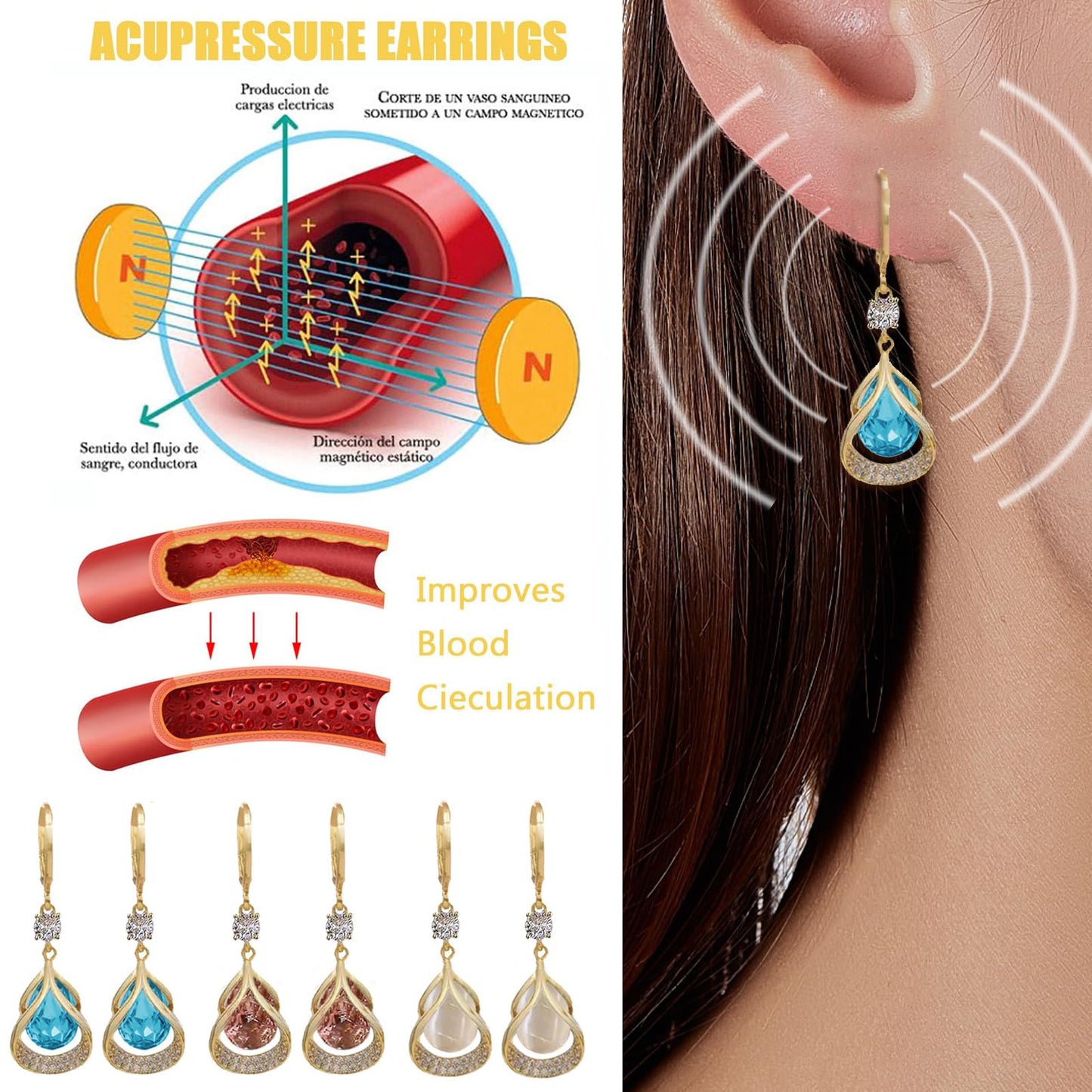 Lymphatic Earrings for Women Silver Zircon Hoop Huggie Earrings Dainty Fashion Jewelry Gifts